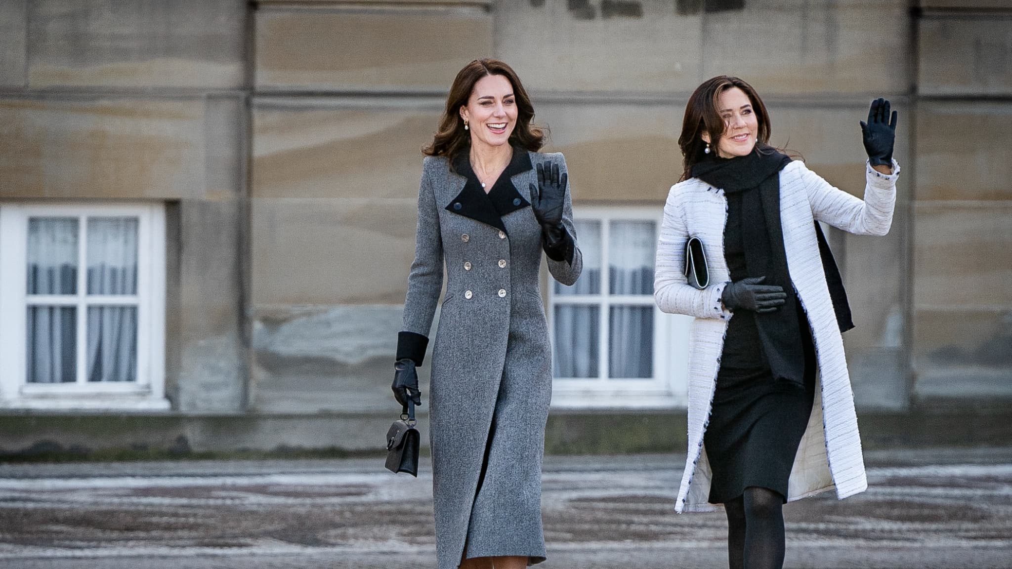 Kate Middleton et la reine Mary de Danemark Kate Middleton et la reine Mary de Danemark