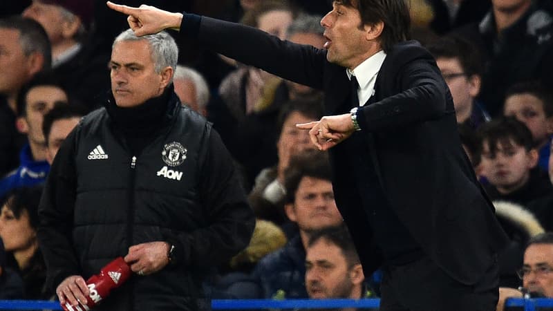 José Mourinho et Antonio Conte