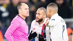 Antonio Maheu Lahoz avec Neymar et Mbappé