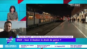 Xavier Bregail, conducteur de train et représentant SUD Rail explique les raisons de la grève.