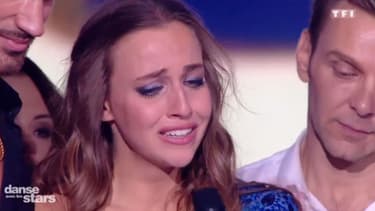 Carla Ginola lors de son élimination de "Danse avec les stars"