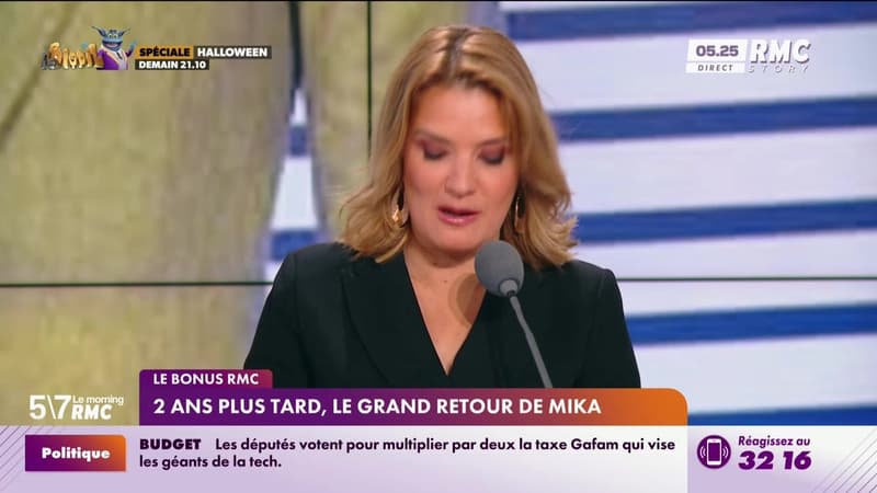 Le bonus RMC : Deux ans plus tard, le grand retour de Mika - 29/10
