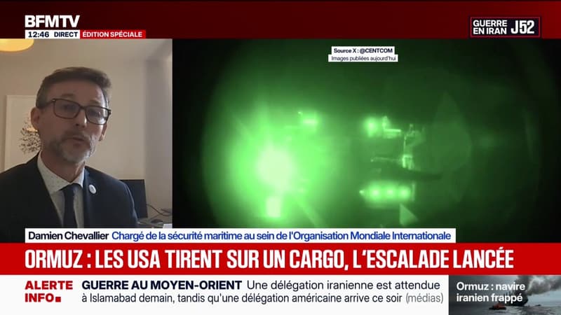 Fermeture du détroit d'Ormuz: "On est dans une situation d'escalade", analyse Damien Chevalier, chargé de la sécurité au sein de l'Organisation Maritime Internationale