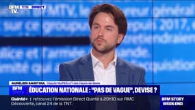 Interdiction de l'abaya à l'école: "Ça jette la suspicion envers toute une catégorie de personnes dans ce pays, sous prétexte qu'elles seront plus noires, plus basanées ou d'origine maghrébine", affirme Aurélien Saintoul (LFI)