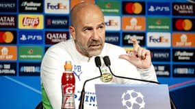 Peter Bosz avec le PSV Eindhoven, le 21 octobre 2024