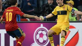 Cesc Fabregas et Iker Casillas