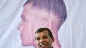 Le chanteur belge Paul Van Haver alias Stromae le 17 octobre 2015 à Kigali