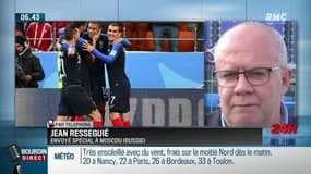 "Griezmann est un petit peu l'ombre de lui même. Celui qui a été impressionnant c'est N'golo Kanté et la défense a été malmenée mais n'a pas craqué"
