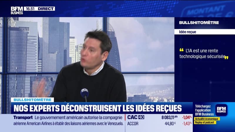 Bullshitomètre : "L'IA est une rente technologique sécurisée". - FAUX répond Erwan Keraudy - 05/03