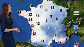 Les températures de ce lundi 06 novembre 2017