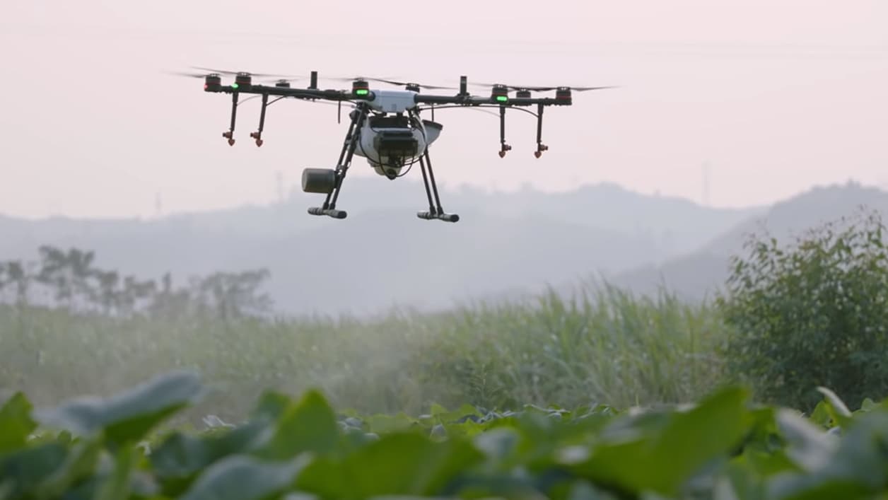Le DJI MG-1P, utilisé en agriculture