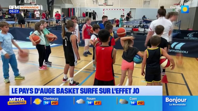 Calvados: le Pays d'Auge Basket surfe sur l'effet JO