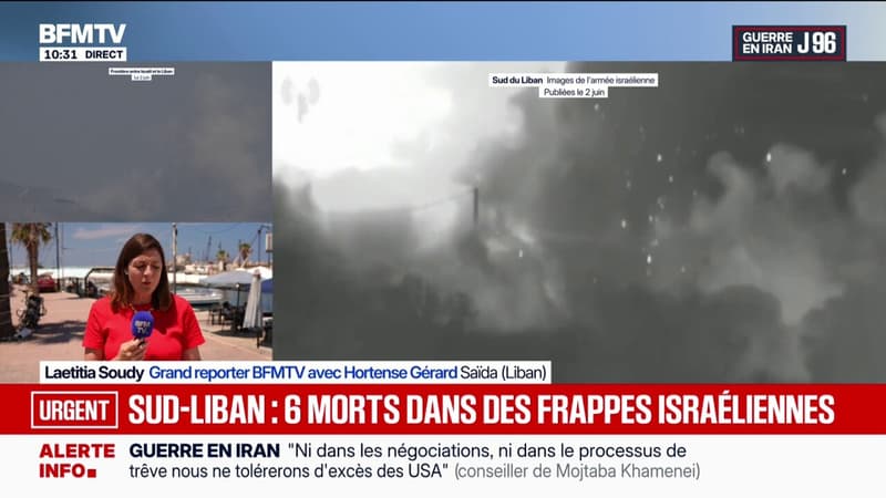 Guerre au Moyen-Orient: six personnes tuées dans des frappes israéliennes à Tyr