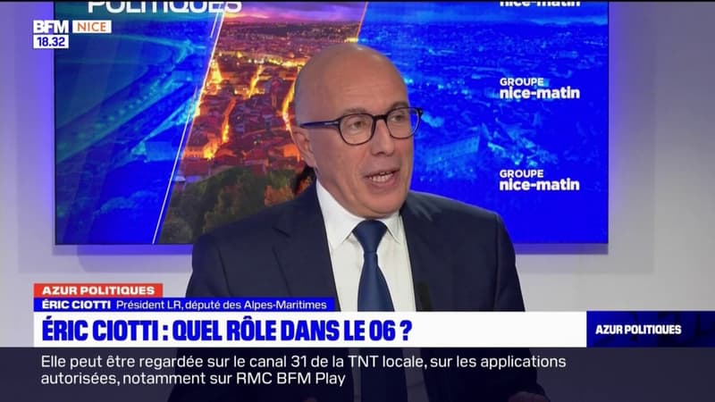 Quel rôle pour Eric Ciotti, élu à la tête des Républicains, dans les Alpes-Maritimes?