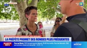 Trafic de drogue: la préfète à la rencontre des habitants du quartier de Bel Ombre à Marseille