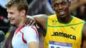 Christophe Lemaitre et Usain Bolt