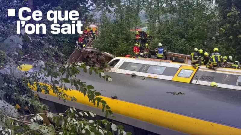 Trois morts, glissement de terrain... Ce que l'on sait sur le déraillement d'un train en Allemagne