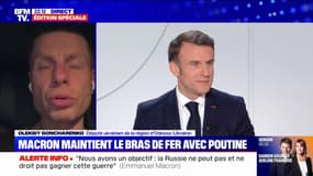 Oleksiy Goncharenko, député ukrainien, après l'interview d'Emmanuel Macron: "Je voudrais dire bravo monsieur le président" 