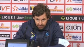 L'entraîneur portugais André Villas-Boas, à Dijon le 9 janvier 2021