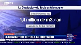 La "Gigafactory" de Tesla en Allemagne au point mort