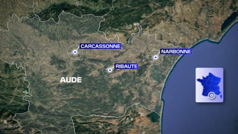 L'incendie s'est déclaré à Ribaute, dans le département de l'Aude. L'incendie s'est déclaré à Ribaute, dans le département de l'Aude.