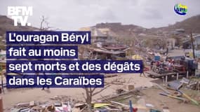 L'ouragan Béryl fait au moins sept morts et de nombreux dégâts dans les Caraïbes