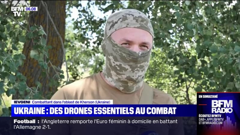 Guerre en Ukraine: des soldats ukrainiens se forment à l'utilisation de drones, avant de retourner au combat