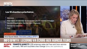 INFO BFMTV - Sébastien Lecornu va adresser un courrier aux agriculteurs