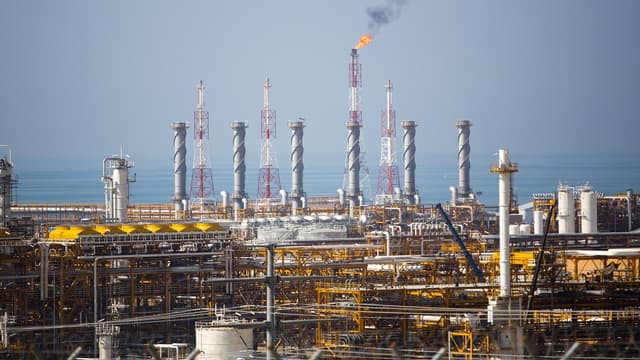 Site pétrolier de Kangan.
