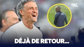 PSG : Bras en écharpe et crâne rasé, Luis Enrique reprend l’entraînement