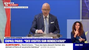 Universités/Paris: le recteur de la région Ile-de-France annonce que "dans les salles de cours, réfectoires, amphithéâtres, la capacité d'accueil sera limitée à 50%"