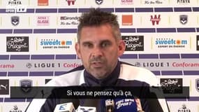 "Si vous ne pensez qu'au PSG, il faut des cachets avant d'aller dormir" s'amuse Gourvennec