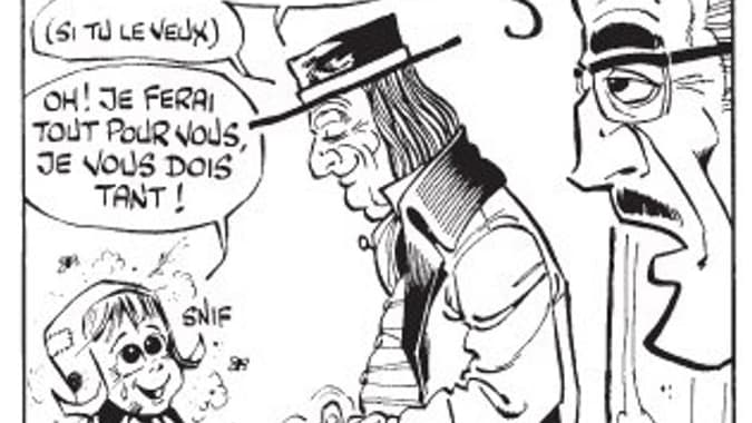 Une planche de l'histoire "Au p'tit bois charmant" de Gotlib