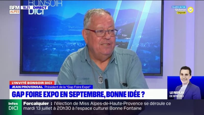 "Gap Foire Expo": pour son président Jean Provensal, "tout est prêt"