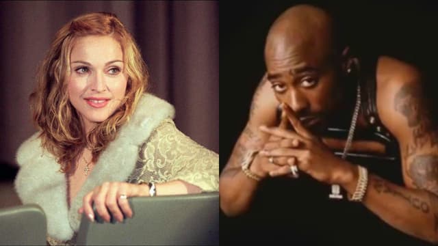Madonna et Tupac Shakur ont vécu une brève histoire d'amour en 1995, près de deux ans avant l'assassinat du rappeur.