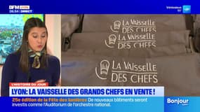 Lyon: la vaisselle des grands chefs en vente