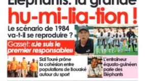 La Une du journal ivoirien L'Inter, le 23 janvier 2024