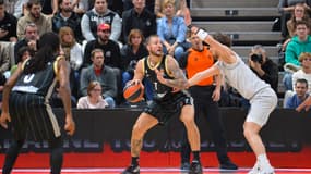Joffrey Lauvergne avec l'Asvel lors du match d'Euroligue face à Paris, le 13 décembre 2024.