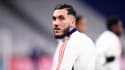 Rayan Cherki avec l'OL en marge du match contre le PSG