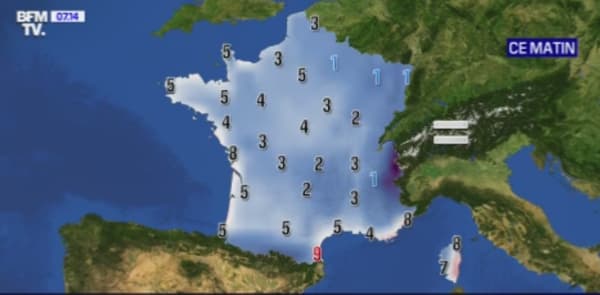 Les températures de ce dimanche matin Les températures de ce dimanche matin