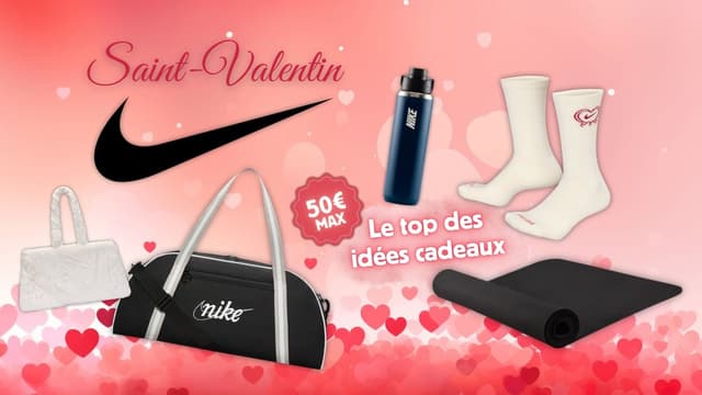 Saint-Valentin : 15 idées cadeaux Nike à moins de 50 € à découvrir dès maintenant