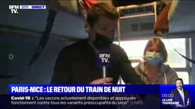 "Je suis contente qu'il soit à nouveau en service": le train de nuit Paris-Nice a repris son trajet quotidien
