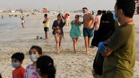 Une plage de Dubaï, aux Emirats-Arabes-Unis, le 25 juin 2020.