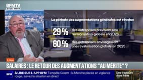 BFM éco : Salaires, le retour des augmentations "au mérite" ? - 08/01