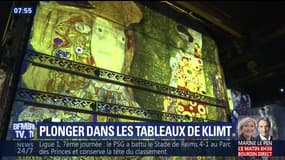 Plonger dans les tableaux de Klimt