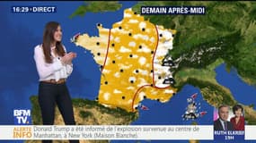 La météo pour ce mardi 12 décembre 2017