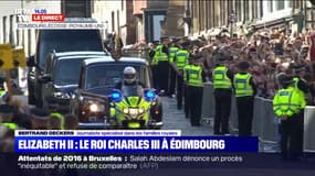 Royaume-Uni: Charles III et la reine consort Camilla acclamés par la foule à leur arrivée dans le centre d'Edimbourg 