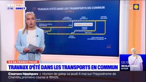 Ile-de-France: les travaux d'été dans les transports en commun