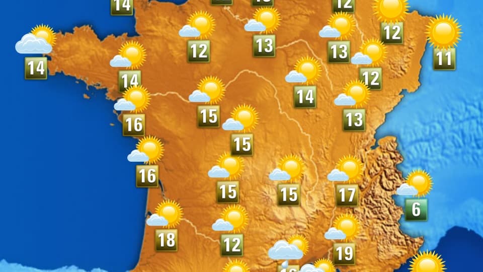 La météo de ce mercredi après-midi