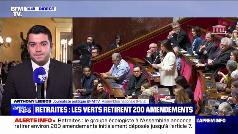 Débat sur la réforme des retraites: les députés EELV vont retirer tous leurs amendements jusqu'à l'article 7, qui porte sur l'âge de départ à la retraite
